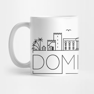 Dominican Minimal Skyline Mug